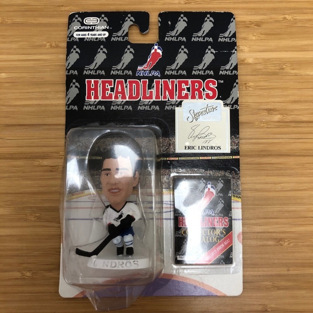 Corinthian NHL Headliners Eric Lindros Figure Philadelphia Flyers 1996 Signature
